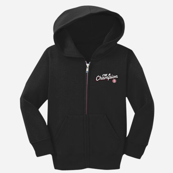 Toddler Core Fleece Full Zip Hooded Sweatshirt Thumbnail